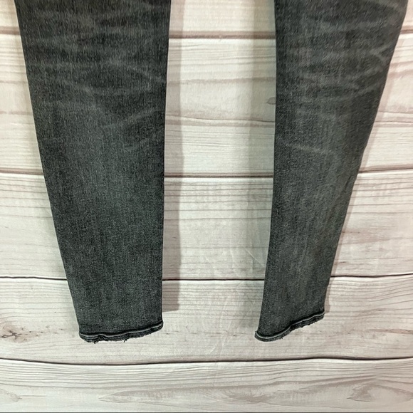 Agolde Sophie Distressed Skinny Jeans in Silence Black - Picture 11 of 13